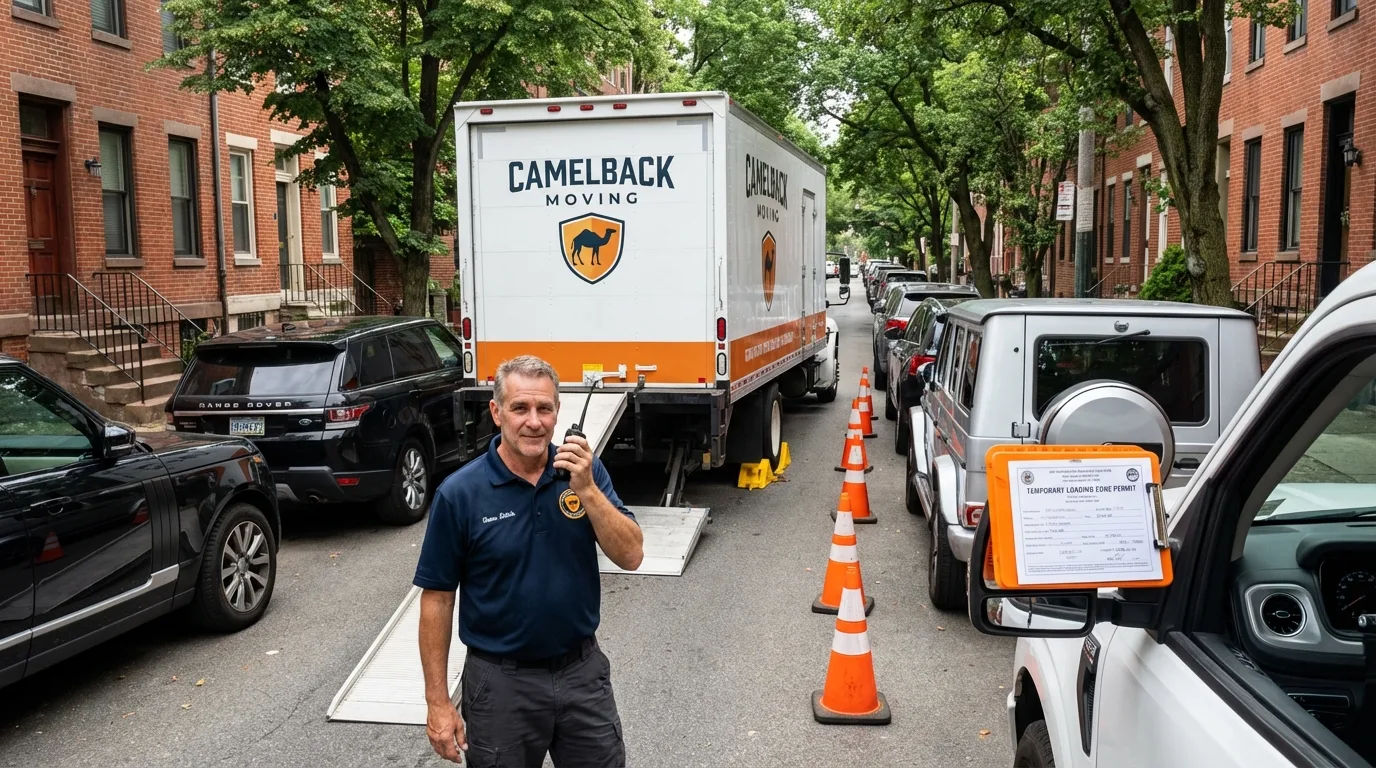 City street loading permit setup in Groveland, MA