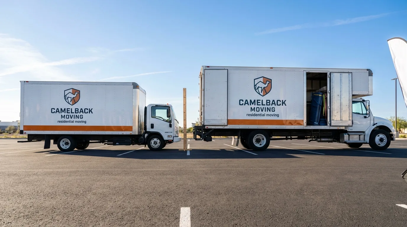Moving truck size capacity guide in Groveland
